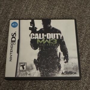 Call of Duty: MW3 Defiance Nintendo DS CASE & guidebook ONLY